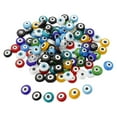 thumbnail image 3 of 200 Pcs Flat Round Evil 10mm Spacer Beads Charms DIY, Full of Beautiful Meaning, 3 of 10