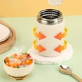 thumbnail image 3 of MesaSe Insulated Food Jar 600ml Stainless Steel Food Flask Container with Foldable Spoon Keep Meals Hot or with This Leakproof, 3 of 5
