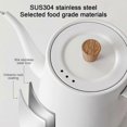 thumbnail image 4 of 26-27 Electric Kettle Gooseneck Kettle, 800ML Water Kettle, Tea Pot Stainless Steel For Coffee & Tea With Fast Heating, Auto-Shut Off And Boil-Dry Pro, 4 of 5