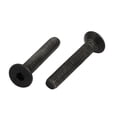 thumbnail image 1 of Unique Bargains 2pcs M5x30mm Flat Countersunk Head Hex Socket Left Hand Thread Bolt DIN7991, 1 of 3