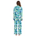 thumbnail image 3 of FORMRS Womens Pajama Set Long Sleeve Top and Pants with Pockets Soft Comfy Lounge Sleepwear, Sizes S-2XL, Vibrant Cat Pattern, 3 of 7