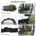 thumbnail image 6 of Unique Bargains Dog Car Seat Booster Seat Adjustable Straps for Medium Small Sized Puppy Cat Pets Travel Bed Green, 6 of 6