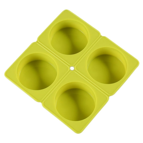 Handmade Soap Mold Silicone 1 Set High Temperature Resistance Round Random Color