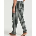 thumbnail image 3 of Real Essentials 3 Pack: Mens Fleece Plaid Pajama Pants - Lounge Pajama Bottoms(Available in Big & Tall), 3 of 6