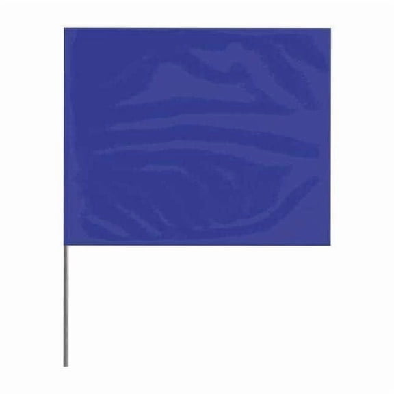 Presco Marking Flag,Blue,Blank,PVC,PK100 2315B-200