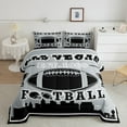 thumbnail image 2 of Erosebridal Teen Ball Gaming Football Bedding Twin Comforter Set,Sport Game Down Comforter,Gamer Decoration(Las Vegas),Reversible,Lightweight,2-Piece, 2 of 8