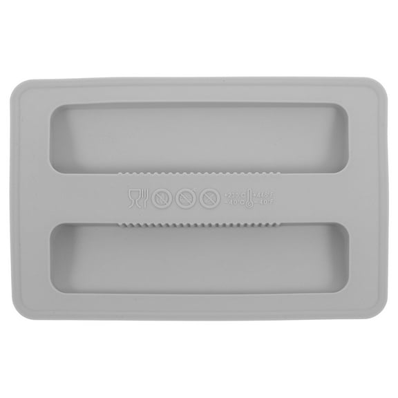 KONTONTY Silicone Kitchen Toaster Cover Grey Efficient Protective Lid