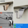 thumbnail image 2 of Vinyl Siding Hooks Hanger (10/15/20 Pack), Heavy Duty Siding Clips for Hanging on Patio, No-Hole Needed Stainless Steel Siding Clips to Decor Wreath Things for Horizontal Vinyl Siding, 2 of 7