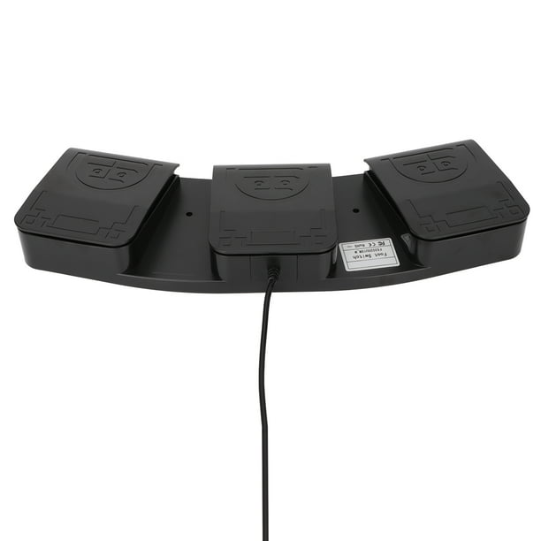 Pedal de pastel USB, interruptor Mecánico de función Midi Ergonímico Cómodo Pedal de Pie del Juego para el Control de Instrumentos para Jugar Juegos