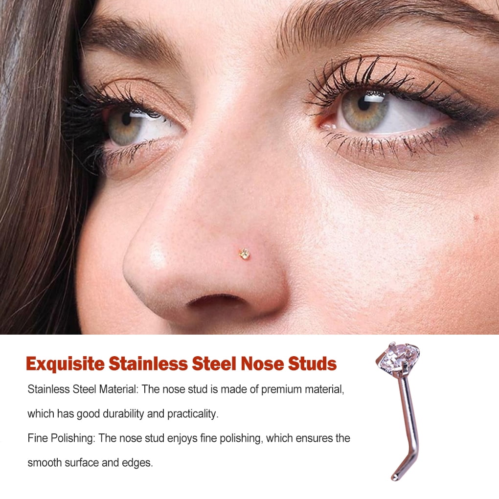 Decorative nose studs clearance