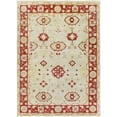 thumbnail image 4 of Hauteloom Okaton Wool Living Room, Bedroom Area Rug - Traditional - Burgundy, Beige, Tan - 5'6" x 8'6", 4 of 5
