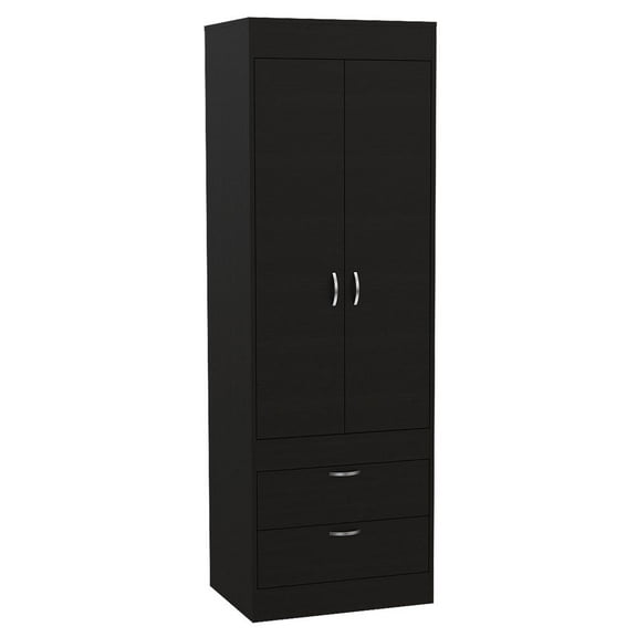 Depot E-Shop DE-CLW4756 Portugal Armoire, Black