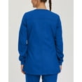 thumbnail image 2 of Landau ProFlex Veste de Sarrau pour Femmes : Coupe Moderne Ajustée, Extensible, devant à Boutons-Pression, Col Ras du Cou, Sarraus Médicaux 3038, 2 of 5