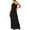 A-Black234, variant on Women Wrap V Neck Maxi Dress Long Puff Sleeve Tie Waist Soft Flowy Elegant Evening Dresses