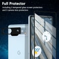 thumbnail image 4 of Casetego [3-Pack] for Google Pixel 7A Tempered Glass Screen Protector, Anti-Scratch, Anti-Fingerprint, Bubble Free,9H Hardness,Easy Installation, 4 of 6