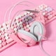 thumbnail image 5 of Methold Somic Auriculares con cable Cancelación de ruido portátil 8 modos Adorable Surround Stereo LED Video Girls Gaming Headset Juegos de teclado y mouse para computadora, 5 of 5