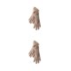 thumbnail image 4 of Minnieouse Guantes de Cachemira con pantalla táctil para mujer, mitones de invierno con lazo y dedos completos, calentador de manos, deportes de Caqui 2piezas, 4 of 6