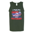 thumbnail image 2 of Thank a Farmer Thank a Veteran Eat In Peace Male Graphic Tank Top, Forest Green, 3XL, 2 of 3