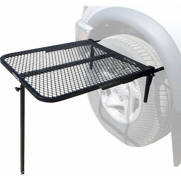 Tailgater Tire Table Original Durable Powder Coated Steel Tire Mounted