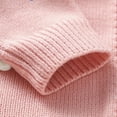 thumbnail image 5 of UAMVSH Newborn Baby Girl Sweater Infant Button Up Long Sleeve Knit Romper Cute Embroidery Crew Neck Jumpsuit Fall Winter Clothes 0-18M, 5 of 5