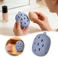 thumbnail image 2 of Makeup Sponge Holder, Silicone Beauty Blender Case with Lid, Shatterproof Ventiled Travel Storage Box for Make Up Sponge, Compact Portable for Cosmetic Puff, 2 of 6