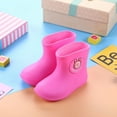 thumbnail image 2 of Little Girls Sneakers Rain Boots Kids Lightweight Outdoor Shoes Clothes Size 5-6T, 2 of 3
