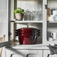 thumbnail image 3 of Staub 4 Piece Grenadine Stackable Cast Iron Cookware Set, 3 of 10