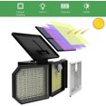 thumbnail image 3 of Luz solar con sensor de movimiento para exteriores, luz solar para exteriores de 3 cabezales, luz de pared, foco de pared impermeable para exteriores, para garaje, jardín, entrada de entrada, 3 of 5