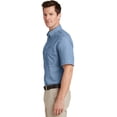 thumbnail image 2 of Port & Company ®  - Short Sleeve Value Denim Shirt. Sp11 2Xl Faded Blue*, 2 of 4