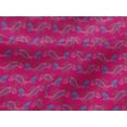 thumbnail image 4 of oneOone Viscose Jersey Fabric Fish Block Printed Craft Fabric BTY 60 Inch Wide, 4 of 5