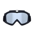 thumbnail image 2 of Almencla 2x Lunettes de Sécurité Ski Anti-Neige Lunettes de Protection Moto Argent 2 Pcs, 2 of 7