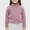 Pink, variant on fnnxnal Big Girls' Blue Cotton Turtleneck - 8T, Long Sleeve - Soft, Breathable - Warm Layering Top for Daily & School Wear