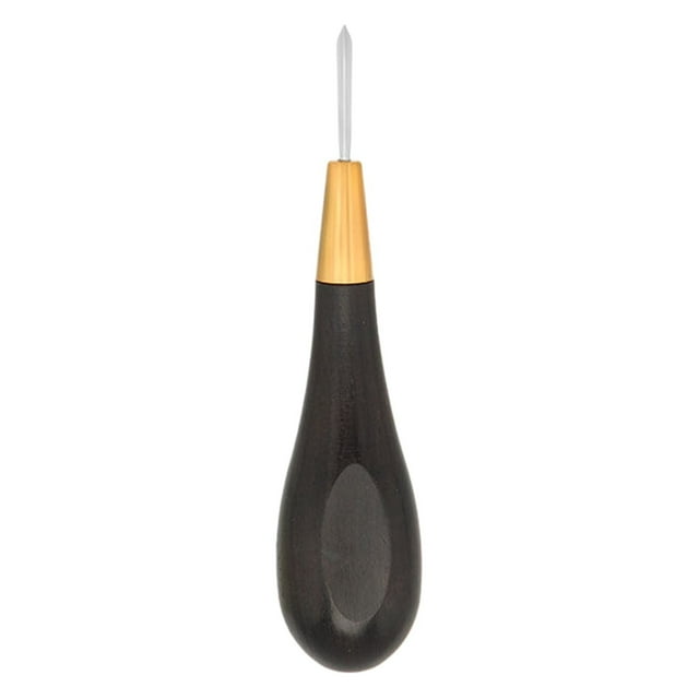 Wood Lecraft Stitching Awl, B Diy Sewing Tool, Leather Craft Stitching Awl with Wood Handle, Diy Sewing Tool for Handmade Projects, by Goohae