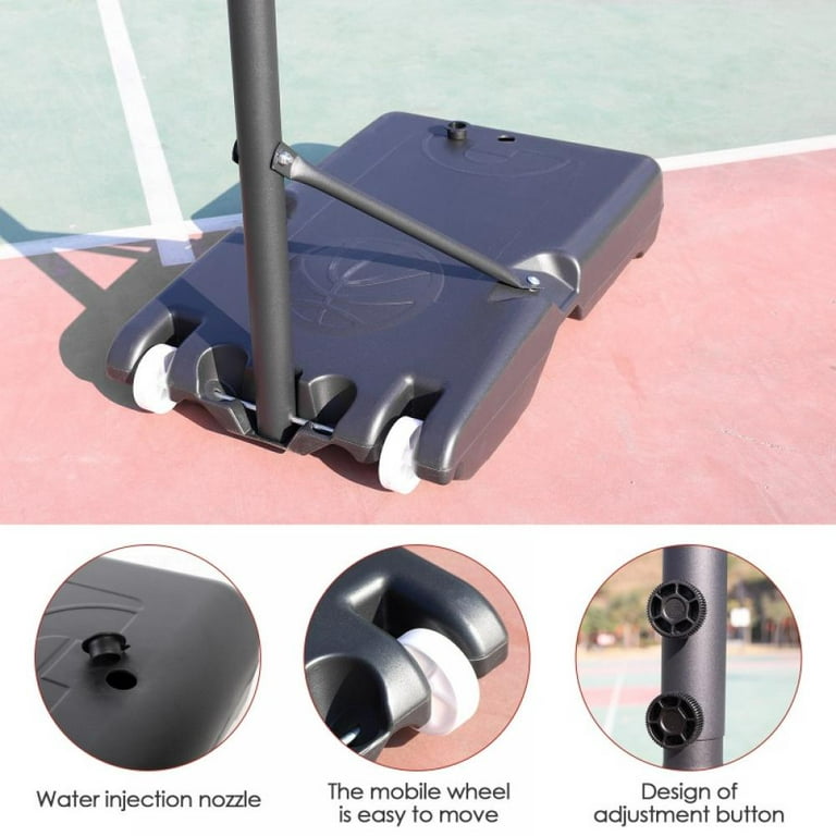 Pro 7ft Basketball Hoop Adjustable Height Portable Backboard System Junior  Kid 757510716586