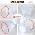 thumbnail image 2 of 8PCS Basketball Hoop Wastebasket - Basketball  with 4.5 Gallon Capacity, 2 of 6