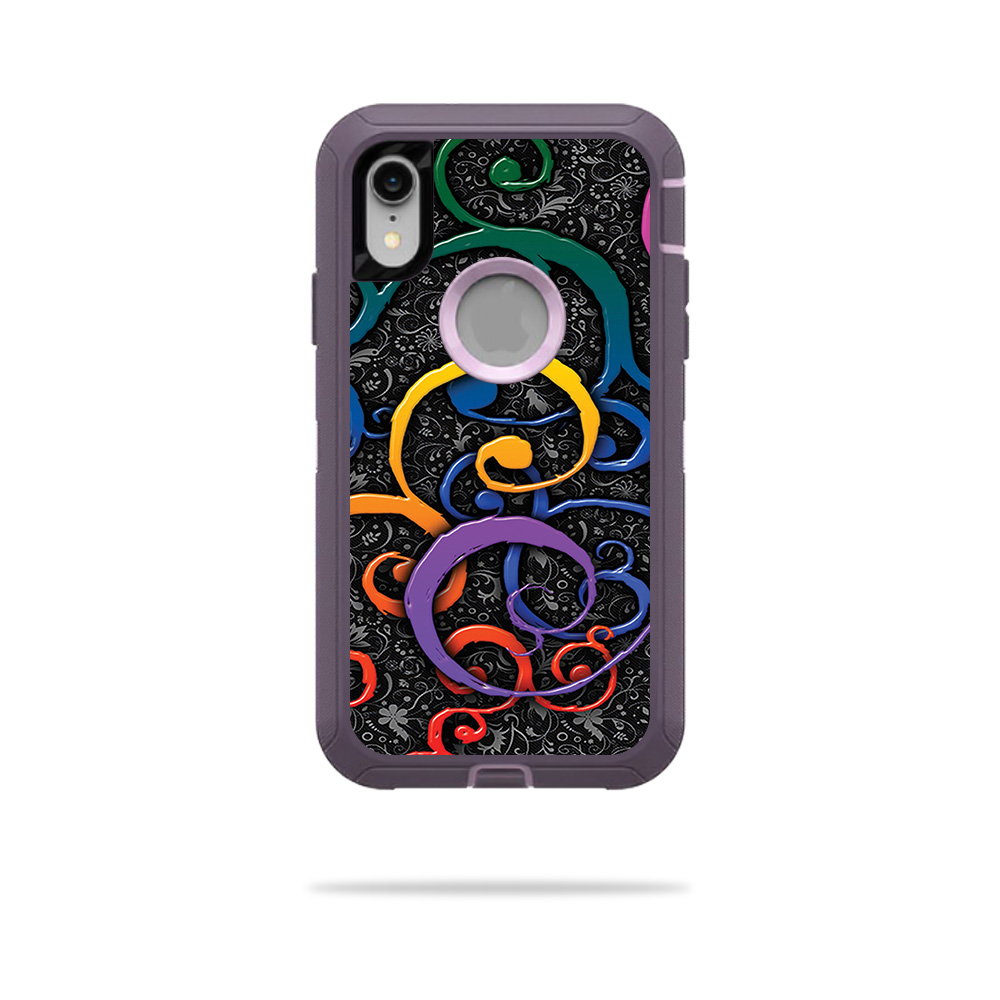 Colorful Skin For OtterBox Defender iPhone XR Protective, Durable