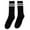 17-Black, variant on BRICH Fun Fashion Striped Crew Socks for Women Sporty Casual Tube Socks 21-Red A