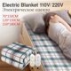 thumbnail image 2 of Manta eléctrica más gruesa de 220/110V, termostato automático, doble calentamiento en invierno, colchón de cama, alfombras eléctricas calentadas, calentador de alfombrilla, 2 of 4