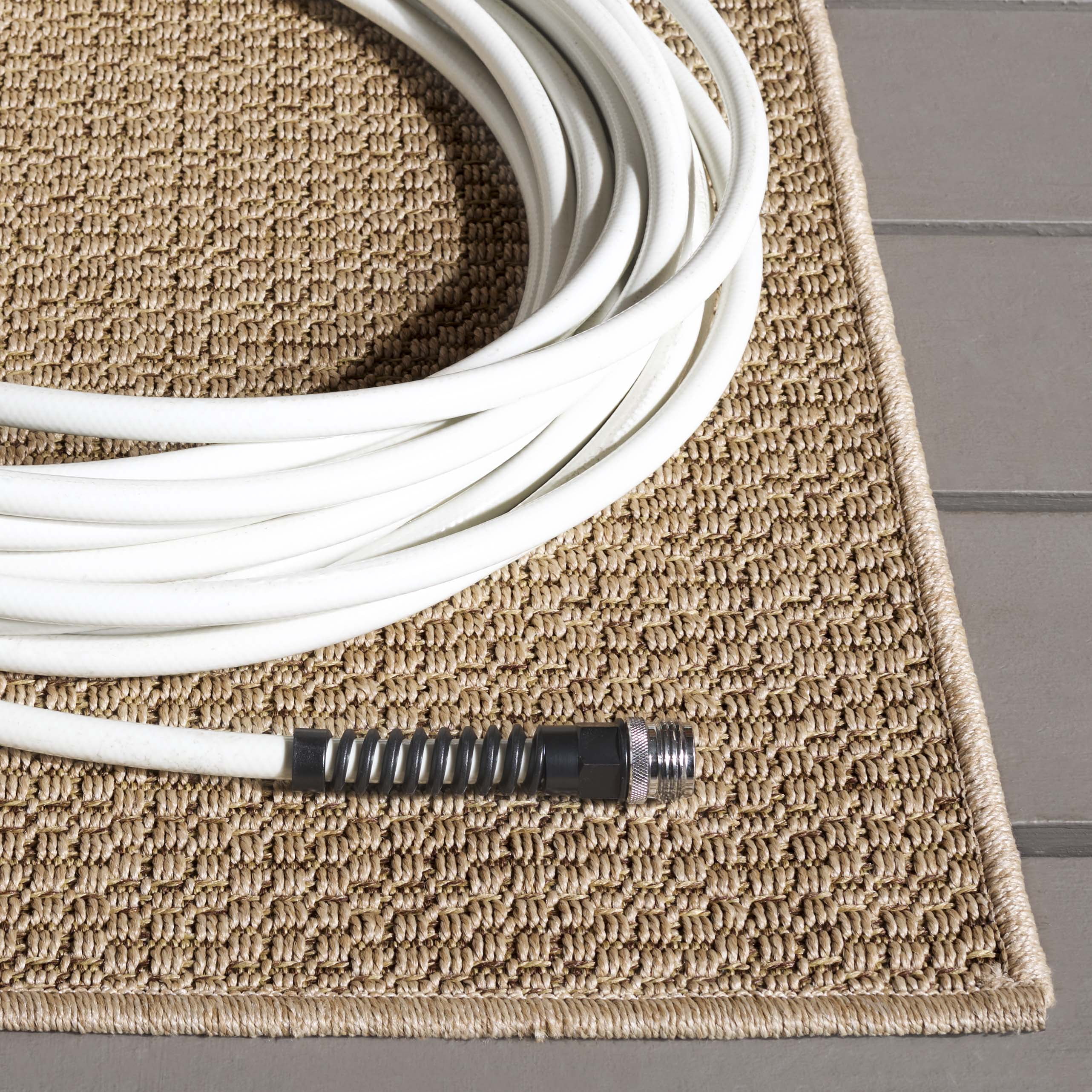 SAFAVIEH Atrium Sisal Bristol Solid Indoor/Outdoor Area Rug, Beige, 9' x 12'