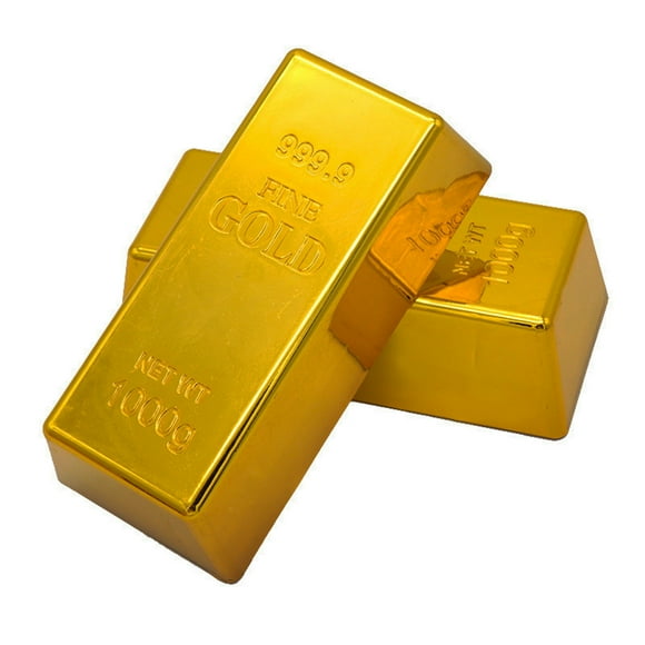 2024 Simulated Plastic Electroplating Hollow Bricks Bars Props Ornaments Brick Decorations Activity Bars Brick Toys Magic Red Envelope Surprise Box Size 7.09 X 3.54 X 2.28 In 2Pc 0.46 Lb