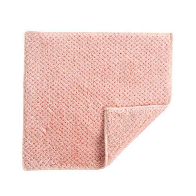 Bewildely Coche Microfibra Toalla Auto Limpieza Pa?o Secar Borde Súper Absorbente Suministros de limpieza para el hogar Rosado PC 1 Bewildely JJ16680-02