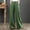 L Green, variant on Rhuody Womens Pants Summer High Waisted Cotton Linen Palazzo Pants Wide Leg Long Pant Trousers With Pocket Casual Trousers L White