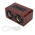 thumbnail image 4 of Subwoofer Inalámbrico ANGGREK Altavoz Estéreo AUX Carga USB De Madera Retro, 4 of 8