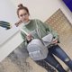 thumbnail image 4 of Mochila De Cuero PU de 3 piezas para mujer tarjetero de Likrtyny hombro abierto monedero bolso de viaje bandolera de Color sólido de alta calidad, 4 of 6