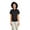 Noir/ Orange Tm, variante sur Harriton Chemise à Manches Courtes Flash IL Colorblock pour Femmes M586W