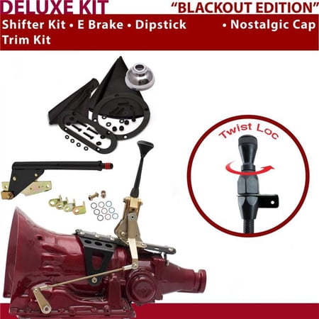 American Shifter AOD Shifter Kit 6 in. E Brake Trim Kit Dipstick for D40FB