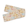 thumbnail image 7 of Yayeee Table Runner 90 inches Long Home Kitchen Dinning Party Decoration, Watercolor Seashell, 7 of 7