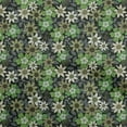 thumbnail image 1 of oneOone Coton Popeline Sergé Vert Tissu Floral Rétro Tissu Imprimé par la Cour 56 Pouces de Large, 1 of 5