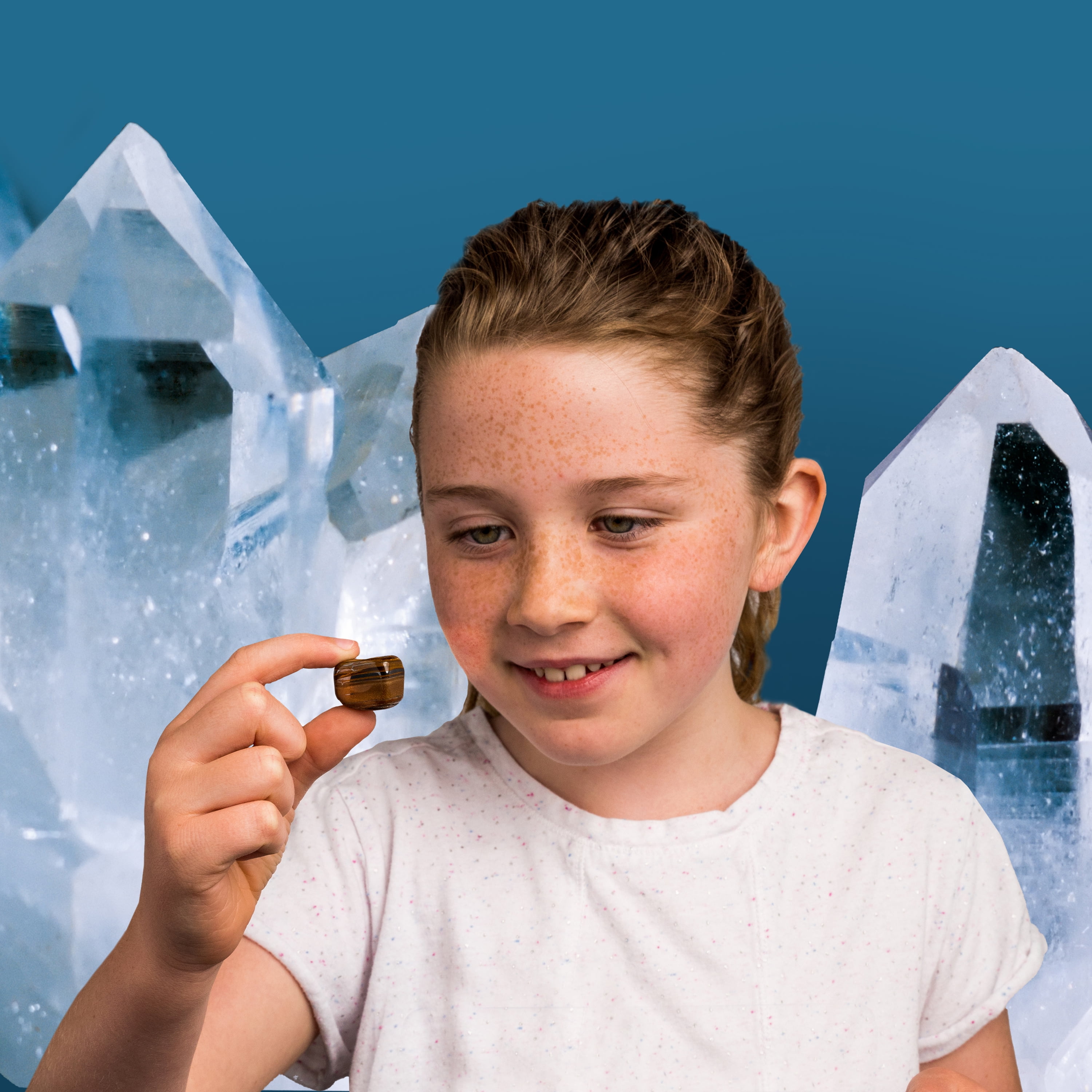 National Geographic Gemstone Dig Kit, Unisex, with 0.73 lb weight, 7.24 x 2.37 x 10.00 inches