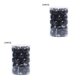 thumbnail image 3 of Monstrate 34 Uds 4cm bolas de Navidad mixtas adornos de árbol de Navidad fiesta decoración del hogar 2020 negro 2Conjunto, 3 of 6